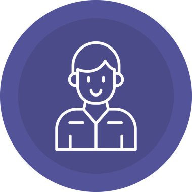 avatar simgesi vektör illüstrasyonu