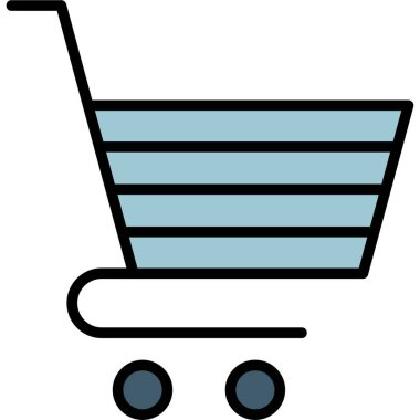 Alışveriş arabası. Basit tasarım