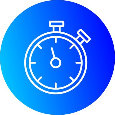 Saat simgesinin vektör illüstrasyonu