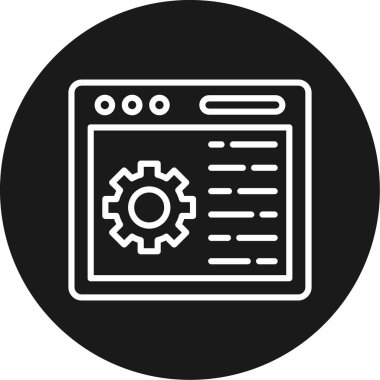 seo modern simgesinin vektör illüstrasyonu