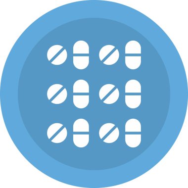 ilaç kapsülü vektör simgesi