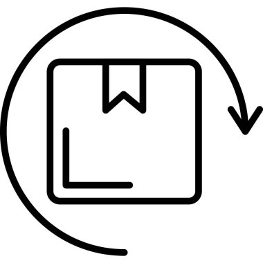 ok yönü simgesi ana hat biçiminde