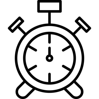 Kronometre Web simgesi basit illüstrasyon