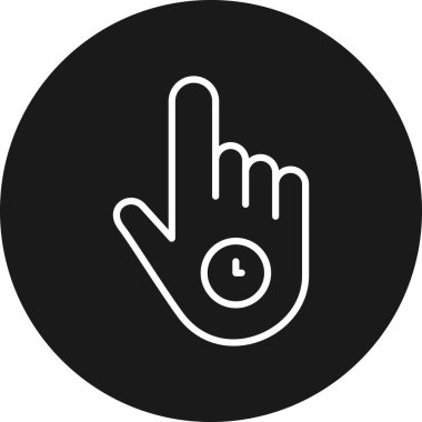 el imleç vektör simgesi modern basit tasarım