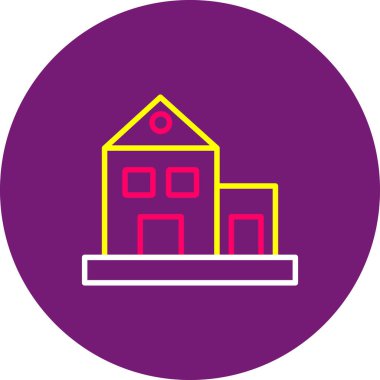 ev simgesi vektör illüstrasyonu