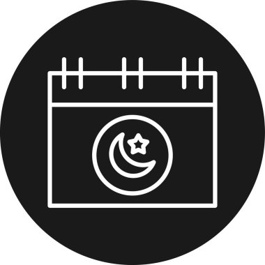 Ramazan kareem simgesinin vektör illüstrasyonu