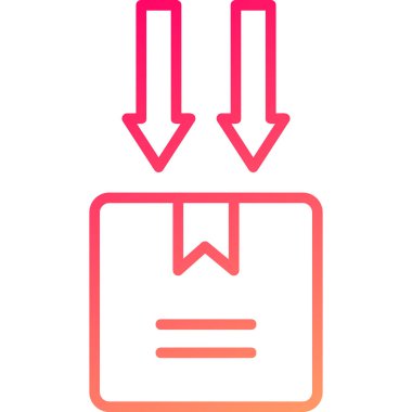 Kırmızı ve mavi okların vektör çizimi