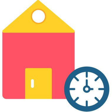 Saatin vektör illüstrasyonu