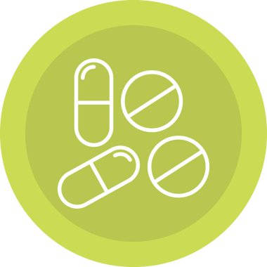 hap ikonu vektör illüstrasyonu