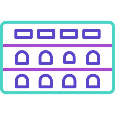 Modern b 'nin vektör illüstrasyonu eksik simgesi