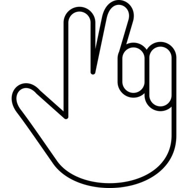 El hareketi simgesi ana hat biçiminde