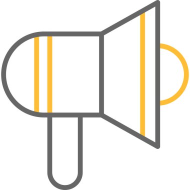 Hoparlör. Web simgesi basit illüstrasyon