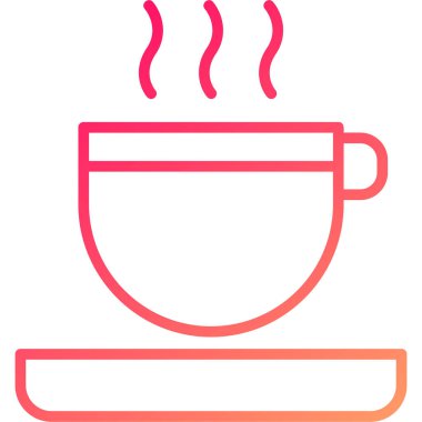 Bardak. Web simgesi basit illüstrasyon