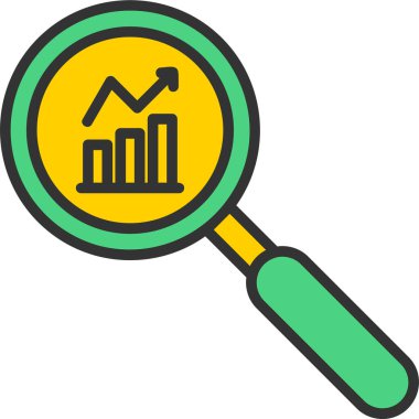Analiz grafiği doldurulmuş ana hatlar biçiminde simgeyi büyüt