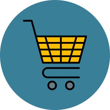 Alışveriş arabası. Basit tasarım