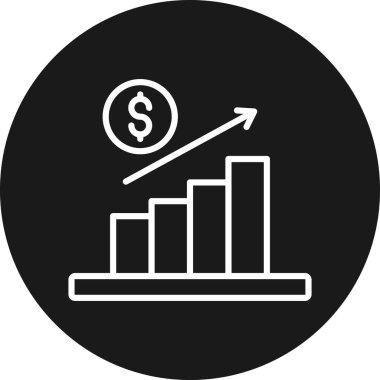 Dolar simgesi vektör illüstrasyonu
