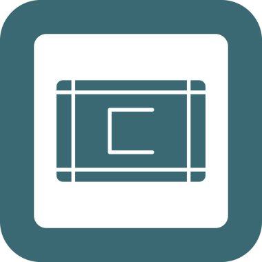 Modern b 'nin vektör illüstrasyonu eksik simgesi