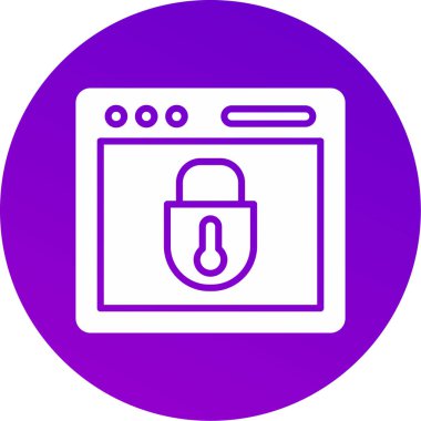 Bilgisayar simgesinin vektör illüstrasyon tasarımı