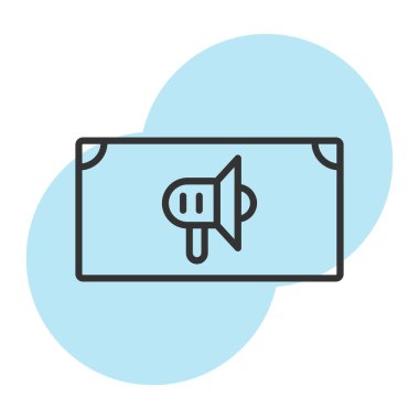 Vektör illüstrasyonu, simge ögesi arkaplanı