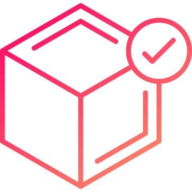 Teslimat. Web simgesi basit illüstrasyon