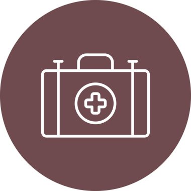 İlk yardım kiti vektör illüstrasyonu