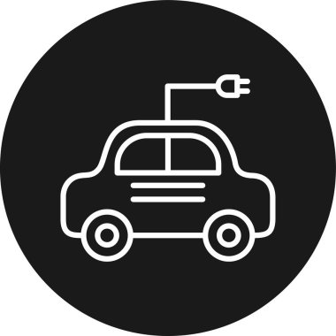 araba simgesi vektör illüstrasyonu