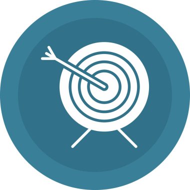 hedef simge vektör illüstrasyonu