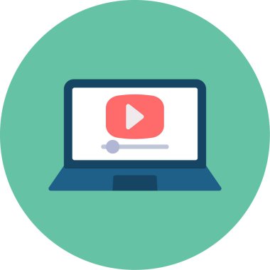 dizüstü bilgisayar simgesi. Web için dizüstü bilgisayar vektör simgelerinin basit çizimi