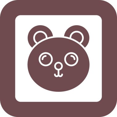 hayvan simgesi, vektör illüstrasyonu