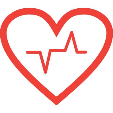 kalp atışı vektör simge tasarlamak