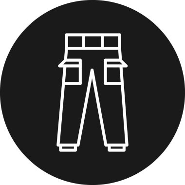 giysi simgesi vektör illüstrasyonu