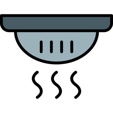 Sıcak ve soğuk simgesi. Vektör çizim