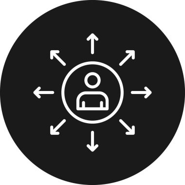 seo modern simgesinin vektör illüstrasyonu