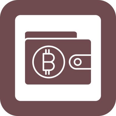 Bitcoin simgesi vektör illüstrasyonu