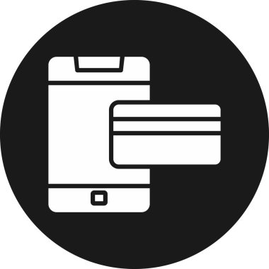 m-cüzdan simge vektör çizim