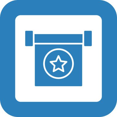 yıldız simgesi vektör illüstrasyonu