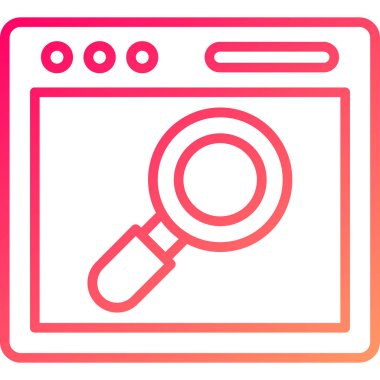 seo modern simgesinin vektör illüstrasyonu