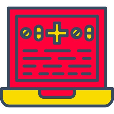 Kitap. Web simgesi basit illüstrasyon