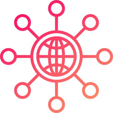 özet biçiminde genel bağlantı ağı simgesi