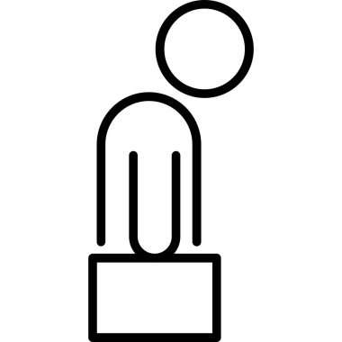 Sunum simgesi olan kişi, özet biçimi