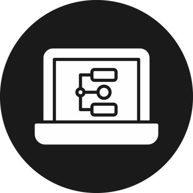 seo modern simgesinin vektör illüstrasyonu