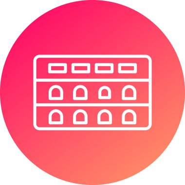 Modern simgenin vektör illüstrasyonu