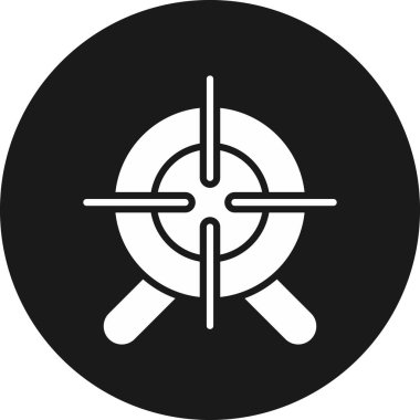 Hedef simgenin vektör illüstrasyonu