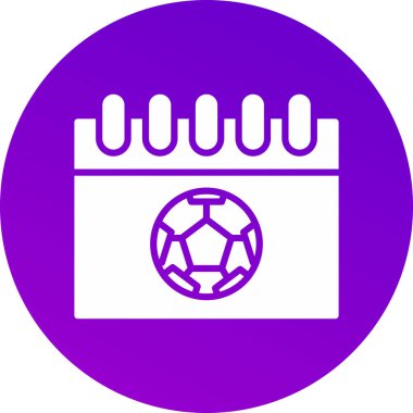 futbol sahası web simgesi basit illüstrasyon