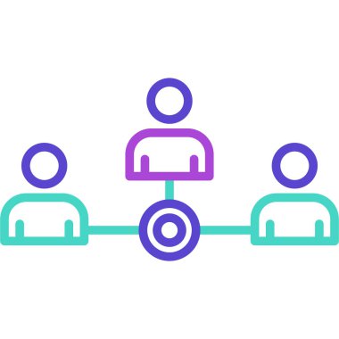 ağ paylaşım simgesi çizimi