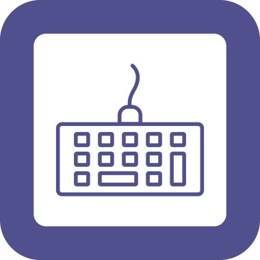 Uzaktan kumanda. Web simgesi basit illüstrasyon