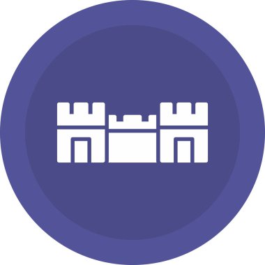 Modern yapı simgesinin vektör illüstrasyonu