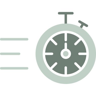 Kronometre simgesi. vektör illüstrasyonu