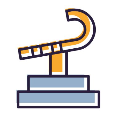 Satranç tahtası. Basit resimleme