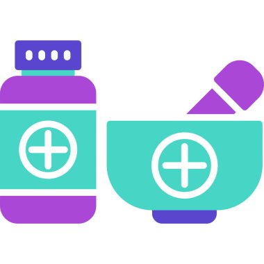 ilaç şişesi ve hap ikonu